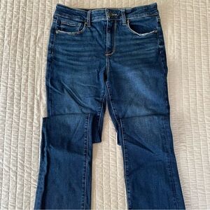 American Eagle Next Level High Waisted Skinny Kick Jeans - Dark Wash - Size 8